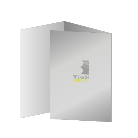 Faltblatt Wickelfalz 6-Seiter | DIN lang 10,0 cm x 21,0 cm hoch | beidseitig bedruckt