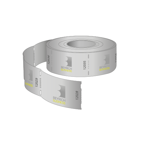 Rollengutscheine (500 Abrisse) Individualdruck