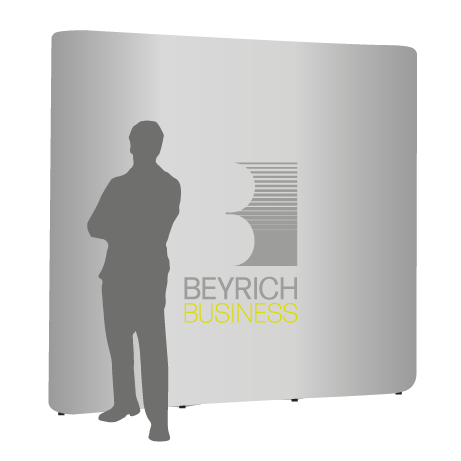 Pop-Up Faltwand | 3 x 3 Felder gerade | einseitig bedruckt