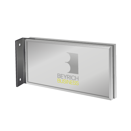 Fahnenschild | System Karlsruhe | 29,7 cm x 15 cm